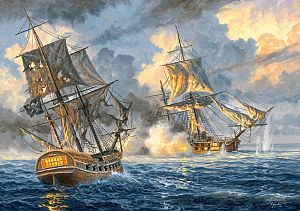 Пазл Castorland 500 деталей: Морская баталия