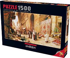 Пазл Anatolian 1500 деталей: Ковровый базар в Каире