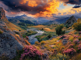 Пазл Алма мини 150 деталей. В горах