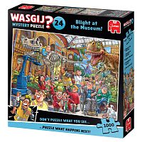 Пазл Jumbo 1000 деталей: Wasgij. Бардак в музее (Mystery 24)