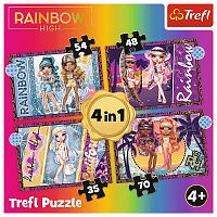 Пазл Trefl 35#48#54#70 деталей: Модные куклы, Rainbow High