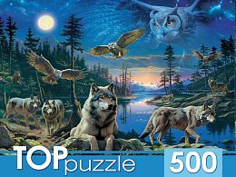 Пазл TOP Puzzle 500 деталей: Ночные совы и волки