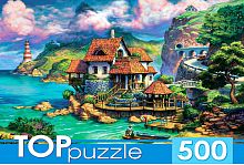 Пазл TOP Puzzle 500 деталей: Прибрежный домик