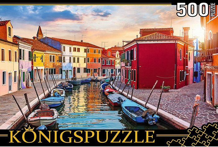 Пазл Konigspuzzle 500 деталей: Венеция. Остров Бурано