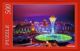 Пазл Рыжий Кот 500 деталей: Казахстан. Астана. Монумент Байтерек