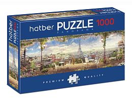 Пазл Hatber 1000 деталей: Парижские каникулы