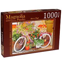 Пазл Magnolia 1000 деталей: Велосипед с цветами