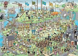 Пазл Jumbo 1000 деталей: Игры в Шотландии (УЦЕНКА)