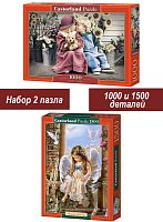 Набор Castorland 1000 и 1500 деталей: Дети и ангелы, 2 шт