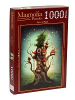 Пазл Magnolia 1000 деталей: Дом на волшебном дереве