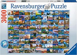 Пазл Ravensburger 3000 деталей: Красивые места Европы