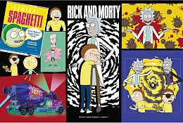 Пазл Trefl 300 деталей: Странное место в Галактике. Рик и Морти