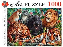 Пазл Artpuzzle 1000 деталей: Дикие кошки