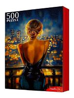 Пазл Рыжий Кот 500 деталей: Огни ночного города