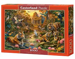 Пазл Castorland 1000 деталей: Тигровый рай