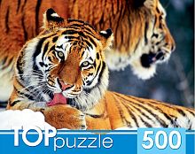 Пазл TOP Puzzle 500 деталей: Два тигра