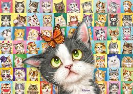 Пазл Schmidt 1000 деталей: Мимика котов (УЦЕНКА)