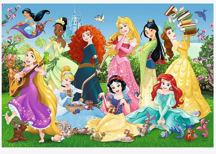 Пазл Trefl 100 деталей: Очаровательные принцессы