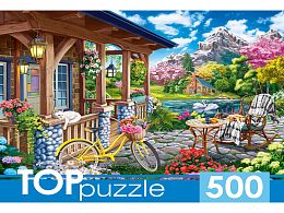 Пазл TOP Puzzle 500 деталей: Терраса у горного озера