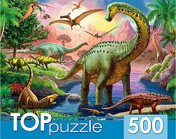 Пазл TOP Puzzle 500 деталей: Мир динозавров №23
