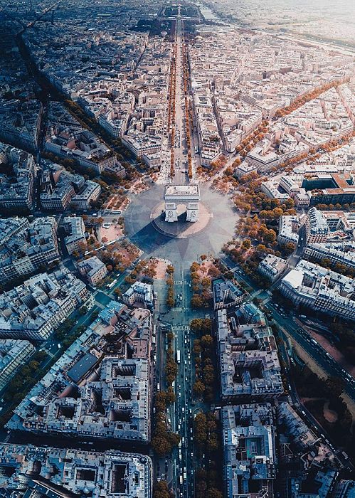 Пазл Ravensburger 1000 деталей: Париж с высоты