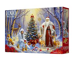 Пазл Рыжий Кот 1000 деталей: Праздник в лесу