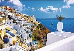 Пазл Trefl 1500 деталей: Санторини, Греция (УЦЕНКА)