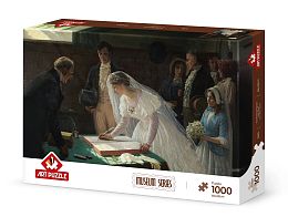 Пазл Art Puzzle 1000 деталей: Регистрация брака (Эдмунд Блэр)