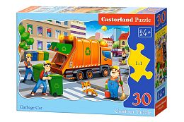 Пазл Castorland 30 деталей: Мусоровоз
