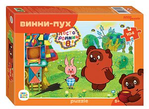 Пазл Step puzzle 104 деталей: Винни Пух
