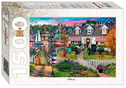 Пазл Step puzzle 1500 деталей: Дом в гавани Чарльз Харбор (УЦЕНКА)