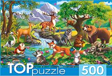 Пазл TOP Puzzle 500 деталей: Лесные животные