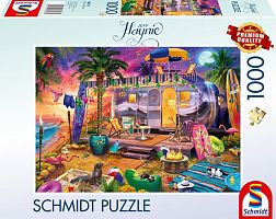 Пазл Schmidt 1000 деталей: Джефф Хейни. Мобильный дом на пляже