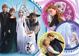 Пазл Trefl 100 деталей: В сиянии любви, Frozen 2