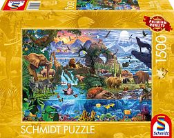 Пазл Schmidt 1500 деталей: Панорама дикой природы