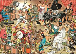 Пазл 150 деталей Jumbo Ян ван Хаастерен Работники искусства