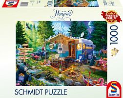 Пазл Schmidt 1000 деталей: Джефф Хейни. Мобильный дом в горах