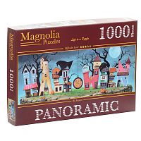 Пазл Magnolia 1000 деталей: Город Хэллоуин