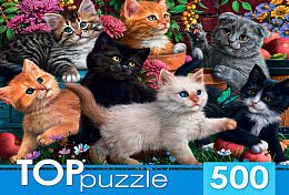 Пазл TOP Puzzle 500 деталей: Игривые котята