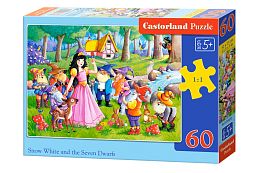 Пазл Castorland 60 деталей: Белоснежка и 7 гномов - 2