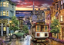 Пазл Clementoni 3000 деталей: Трамвай в Сан-Франциско