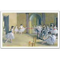 Пазл Pintoo 1000 деталей: Дега Балетный класс Оперы на улице Ле Пелетье