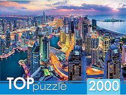 Пазл TOP Puzzle 2000 деталей: Дубай с высоты птичьего полёта