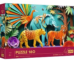 Пазл Trefl 160 деталей: 40 лет Trefl - Джунгли