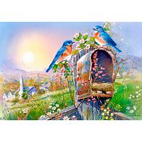 Пазл 1000 деталей Castorland: Птицы