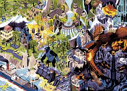 Пазл Heye 1000 деталей: Фильмы Питера Джексона