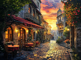 Пазл Алма мини 150 деталей. Вечерняя улица