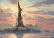 Пазл Schmidt флуоресцентный 1000 деталей: Статуя Свободы