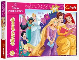 Пазл Trefl 100 деталей: Принцессы. Магия дружбы