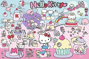 Пазл Trefl 300 деталей: Мир Hello Kitty